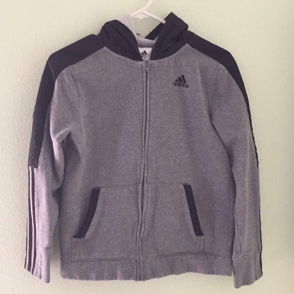Adidas Kids Hoodie Zip Up Sweater